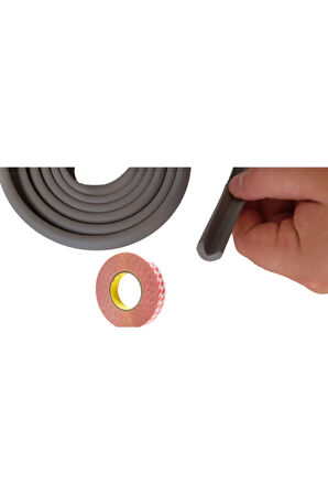 Slim 2 Mt. Kenar Koruyucu ve 4  Ad. Kose Koruyucu Gri