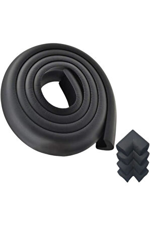 Jumbo 2 Mt. Kenar Ve 4 Ad. Köşe Koruyucu Siyah