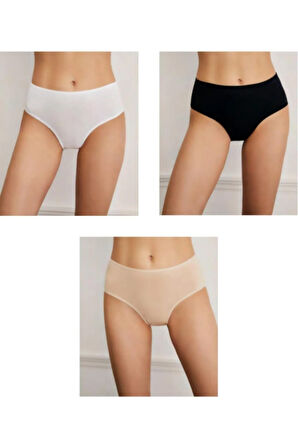 Kadın Siyah Külot 710 3'lü