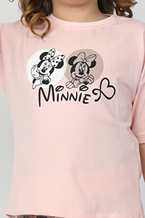 Minnie Baskılı Kız Çocuk Takım 2549