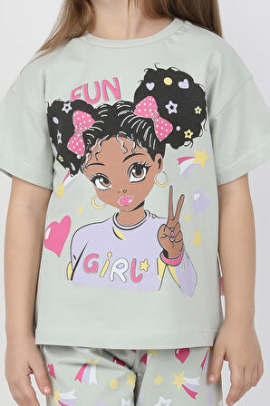 FUN GİRL 2 Lİ KIZ ÇOCUK TAKIM 4869