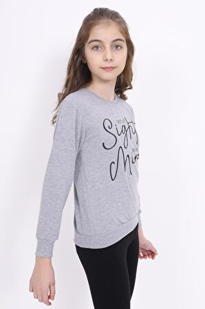 OUT OF SİGHT BASKILI SWEATSHIRT ECCK-OLC-3895-6