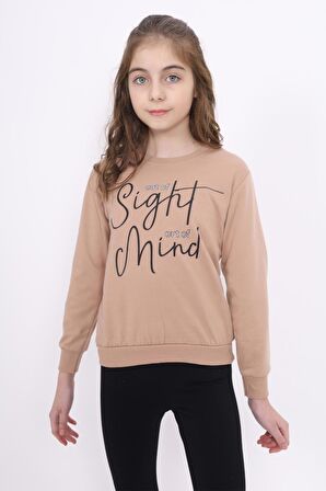 OUT OF SİGHT BASKILI SWEATSHIRT ECCK-OLC-3895-6