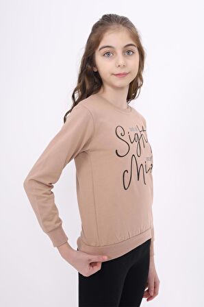 OUT OF SİGHT BASKILI SWEATSHIRT ECCK-OLC-3895-6