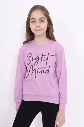 OUT OF SİGHT BASKILI SWEATSHIRT ECCK-OLC-3895-6