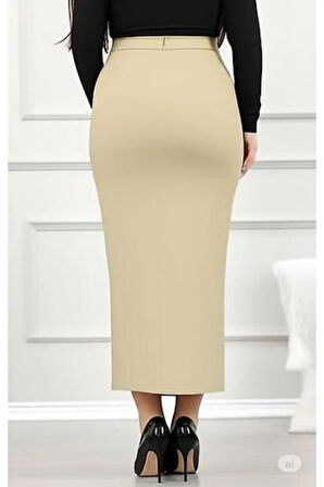 CEPLİ (DÜGME DETAYLI 93-94cm) KALEM ETEK