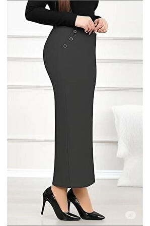 CEPLİ (DÜGME DETAYLI 93-94cm) KALEM ETEK