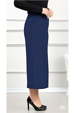 CEPLİ (DÜGME DETAYLI 93-94cm) KALEM ETEK