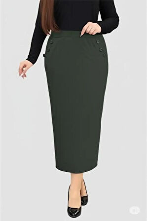 CEPLİ (DÜGME DETAYLI 93-94cm) KALEM ETEK