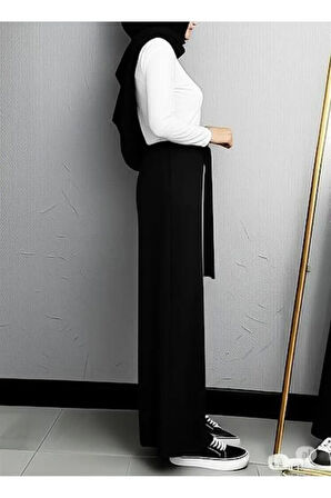 SCUBA KREP BOLPAÇA KUŞAKLI PANTOLON