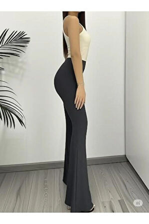 SCUBA KREP İSPANYOL PAÇA PANTOLON