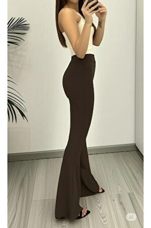 SCUBA KREP İSPANYOL PAÇA PANTOLON