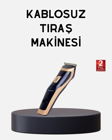 Profesyonel Şarjlı Saç ve Sakal Kesme Makinesi – Unisex 12 mm Ayarlanabilir Ba?