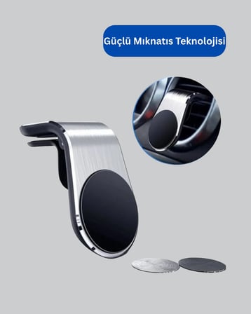 Güçlü Mıknatıslı Araç İçi Telefon Tutucu – Evrensel Uyum Yeni Nesil