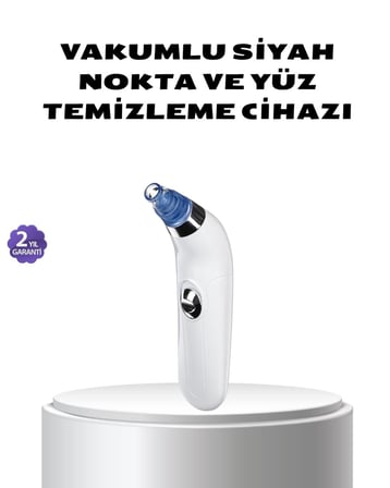 Vakumlu Siyah Nokta Temizleme Cihazı – 5 Kademe Güç ve 4 Başlıklı Derin Cilt