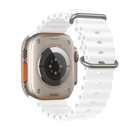 Ally Apple Watch 7-8 41mm 6-5-4 40mm Marine Silikon Kayış Kordon 3-2-1 38mm-(5775)