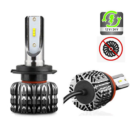 Femex Eco Power H7 Şimşek Etkili Led Xenon 36W 6.000 Lumen Fansız