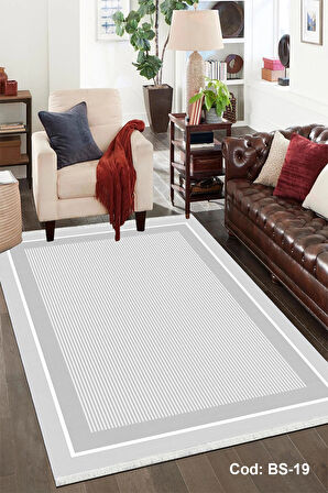 Pamuk Dokuma Taban Kaymaz Yıkanabilir Klasik Desenli  Salon Halısı Mutfak Halısı Koridor Halısı