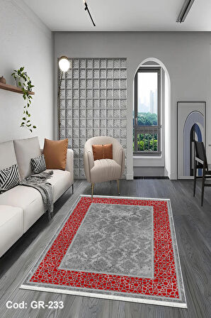 Pamuk Dokuma Taban Kaymaz Yıkanabilir Klasik Desenli  Salon Halısı Mutfak Halısı Koridor Halısı