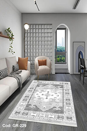 Pamuk Dokuma Taban Kaymaz Yıkanabilir Klasik Desenli  Salon Halısı Mutfak Halısı Koridor Halısı