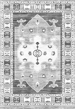 Pamuk Dokuma Taban Kaymaz Yıkanabilir Klasik Desenli  Salon Halısı Mutfak Halısı Koridor Halısı