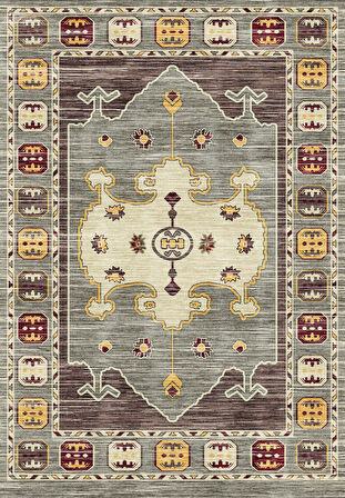 Pamuk Dokuma Taban Kaymaz Yıkanabilir Klasik Desenli  Salon Halısı Mutfak Halısı Koridor Halısı