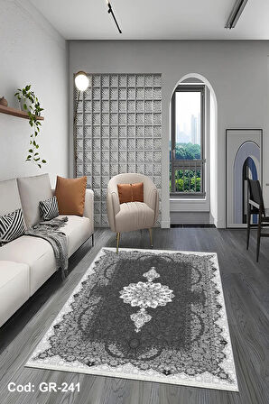 Pamuk Dokuma Taban Kaymaz Yıkanabilir Klasik Desenli  Salon Halısı Mutfak Halısı Koridor Halısı