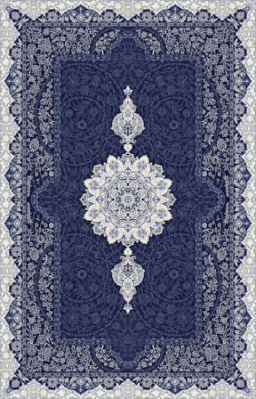 Pamuk Dokuma Taban Kaymaz Yıkanabilir Klasik Desenli  Salon Halısı Mutfak Halısı Koridor Halısı