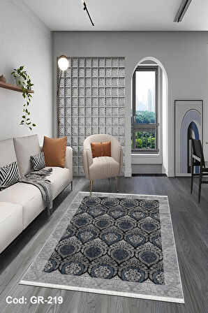 Pamuk Dokuma Taban Kaymaz Yıkanabilir Klasik Desenli  Salon Halısı Mutfak Halısı Koridor Halısı