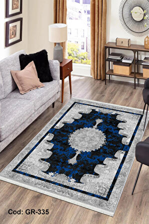 Pamuk Dokuma Taban Kaymaz Yıkanabilir Klasik Desenli  Salon Halısı Mutfak Halısı Koridor Halısı