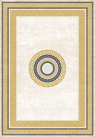 Pamuk Dokuma Taban Kaymaz Yıkanabilir Klasik Desenli  Salon Halısı Mutfak Halısı Koridor Halısı