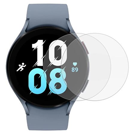 Ecr Mobile Samsung  Watch 6 uyumlu 44mm ile  9H Nano Ekran Koruyucu (2 Adet)