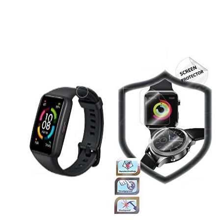 ECR Honor Band 6 HD Gerçek Kırılmayan Nano Ekran Koruyucu (2 Adet)