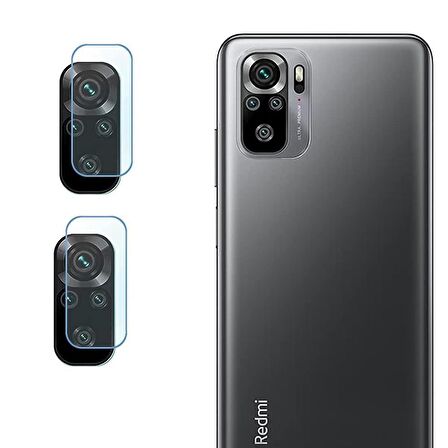 ECRMOBILE Redmi Note 10S Nano Cam Kamera Lens Koruyucu (2 Adet)