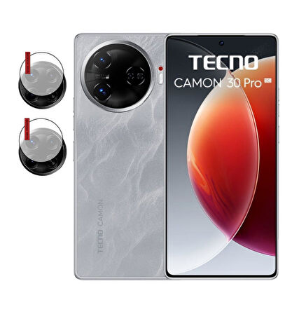Tecno Camon 30 Pro 5G Esnek Nano Kamera Lens Koruyucu (2 Adet)