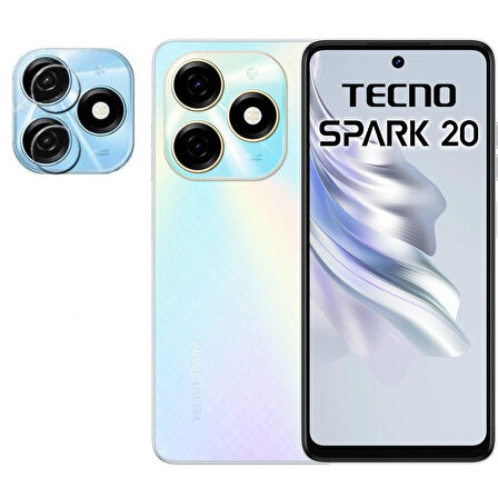 Tecno Spark 20(KJ5) Esnek Nano Kamera Lens Koruyucu (1 Set)