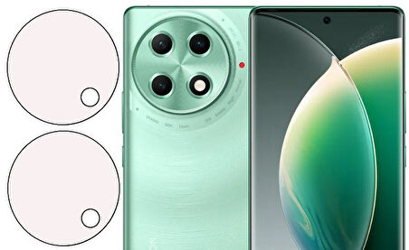 Tecno Camon 30S Pro Esnek Nano Kamera Lens Koruyucu (2 adet)