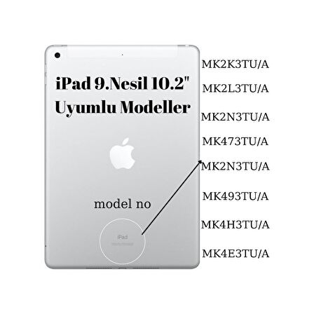 ECRMOBILE Apple iPad 9. Nesil 2021 10.2" Ekran Koruyucu Nano Esnek Cam