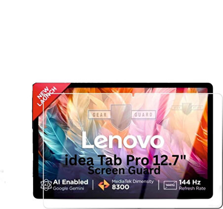 Lenovo İdea Tab Pro12.7 Inç ile uyumlu 9H Esnek Nano ŞEFFAF Ekran Koruyucu  