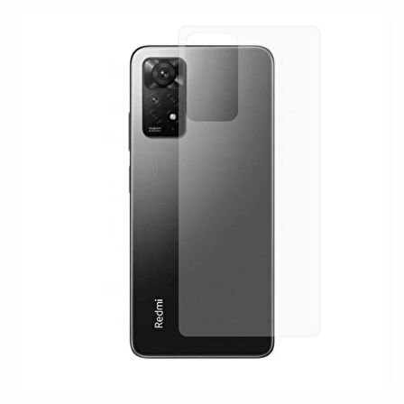 Redmi Note 12 Pro 4G ile Uyumlu Arka Kırılmaz MAT Esnek Nano Koruyucu