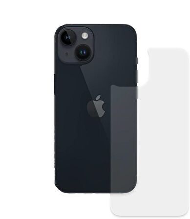 ECR Apple Iphone 15 ile Uyumlu MAT Arka Esnek Nano Koruyucu