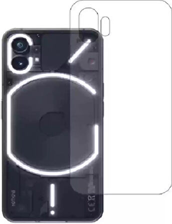 Nothing Phone 2 ile Uyumlu MAT Arka Esnek Nano Koruyucu