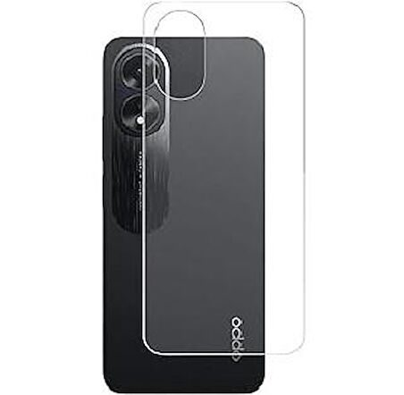 Oppo A18 Uyumlu MAT Arka Esnek Nano Koruyucu
