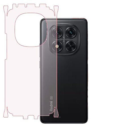 Redmi Note 14 Pro Plus ile Uyumlu MAT TPU Arka Kaplama 360