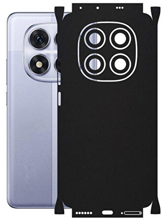 Redmi Note 14 Pro ile Uyumlu Mat Siyah Arka Kaplama