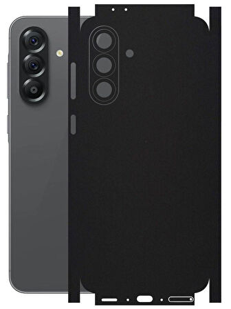 Samsung Galaxy A56 ile Uyumlu Mat Siyah Arka Kaplama