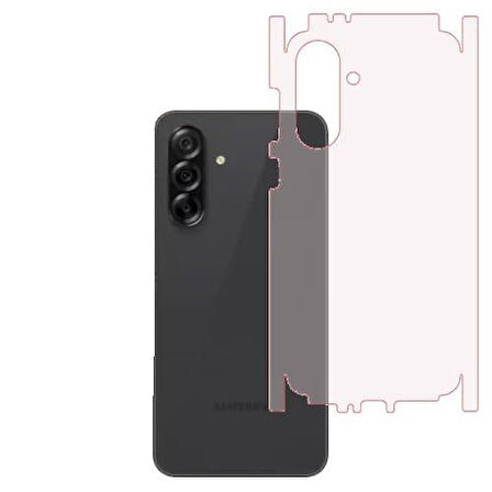 Samsung Galaxy A56 ile Uyumlu PARLAK TPU Arka Kaplama 360