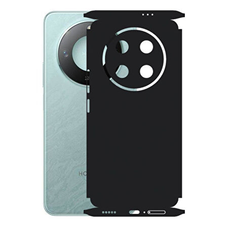 Honor Magic 7 Lite ile Uyumlu 360 Arka Kaplama  Mat Siyah