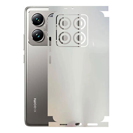 Xiaomi 14T Pro ile Uyumlu 360 Arka Kaplama  Mat Şeffaf