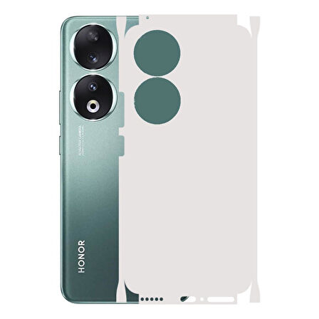 Honor 90 ile Uyumlu 360 Arka Kaplama  Mat Şeffaf